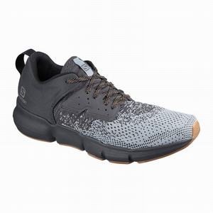 Zapatillas Running Salomon PREDICT SOC Hombre Gris Azules | UVT934167