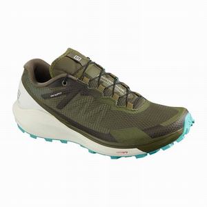 Zapatillas Running Salomon SENSE RIDE 3 W Mujer Verde Oliva | JUC214836