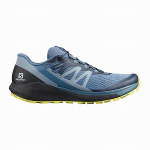 Zapatillas Running Salomon SENSE RIDE 4 Hombre Azules Negras | EUA576032