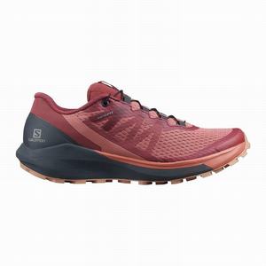 Zapatillas Running Salomon SENSE RIDE 4 Mujer Rojas Oscuro | VPY790351