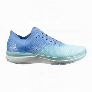 Zapatillas Running Salomon SONIC 4 Accelerate Mujer Marrones Turquesa Blancas | FPL082356