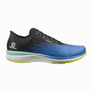 Zapatillas Running Salomon SONIC 4 Accelerate Hombre Azules Blancas | OMF930651