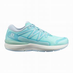 Zapatillas Running Salomon SONIC 4 Confidence Mujer Marrones Turquesa Blancas | CPH940713