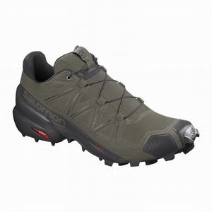 Zapatillas Running Salomon SPEEDCROSS 5 Hombre Moradas Negras | LXQ452193