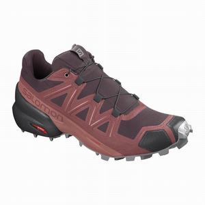 Zapatillas Running Salomon SPEEDCROSS 5 Mujer Rojas | OZL570938