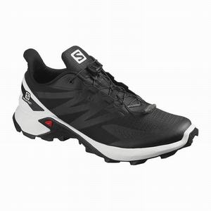 Zapatillas Running Salomon SUPERCROSS BLAST Hombre Negras Blancas | PMR927180