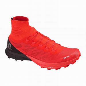 Zapatillas Running Salomon S/LAB SENSE 8 SOFTGROUND Hombre Rojas Negras | RTB310975