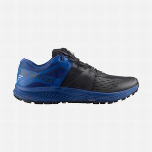 Zapatillas Running Salomon ULTRA /PRO Hombre Negras Azules | RHE610534