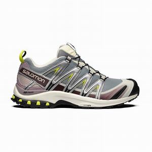 Zapatillas Running Salomon XA PRO 3D Mujer Plateadas Verde Claro | AHL175843