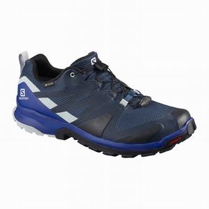 Zapatillas Running Salomon XA ROGG GTX Hombre Azul Marino Negras | ALF097285