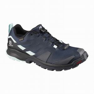 Zapatillas Running Salomon XA ROGG GTX W Mujer Azul Marino Negras | FKR498657