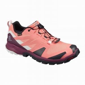 Zapatillas Running Salomon XA ROGG GTX W Mujer Coral Negras | XKD098546