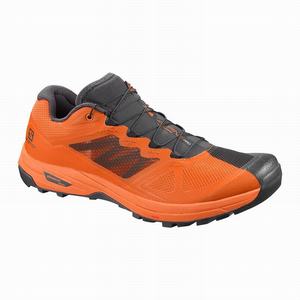 Zapatillas Running Salomon X ALPINE /PRO Hombre Gris Oscuro Naranjas | TMJ456039