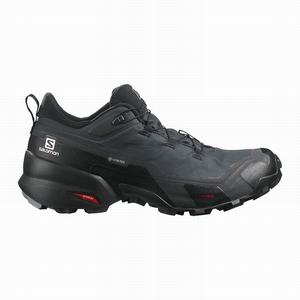 Zapatos De Senderismo Salomon CROSS HIKE GORE-TEX Hombre Gris Oscuro Negras | PDY348591