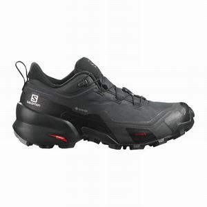 Zapatos De Senderismo Salomon CROSS HIKE GORE-TEX Mujer Gris Oscuro Negras | SHM198307