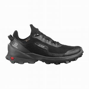 Zapatos De Senderismo Salomon CROSS OVER GORE-TEX Mujer Negras | FDA032594