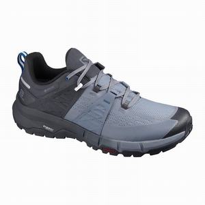 Zapatos De Senderismo Salomon ODYSSEY GTX Hombre Gris Azul Real | ZJU103857