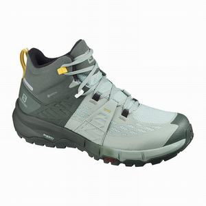 Zapatos De Senderismo Salomon ODYSSEY MID GTX W Mujer Verde | UIH491058