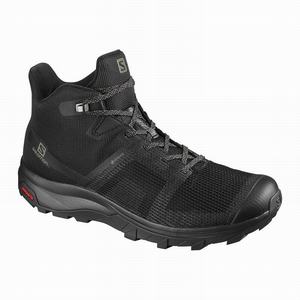 Zapatos De Senderismo Salomon OUTLINE PRISM MID GORE-TEX Hombre Negras | STU237154