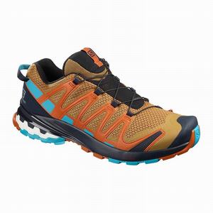 Zapatos De Senderismo Salomon XA PRO 3D v8 Hombre Azul Marino Azules | KJY853261