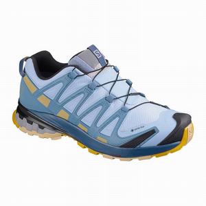 Zapatos De Senderismo Salomon XA PRO 3D v8 GORE-TEX Mujer Azules | SVM019726