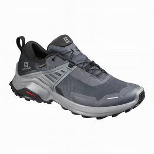 Zapatos De Senderismo Salomon X RAISE GORE-TEX Mujer Azules Oscuro Negras | UTR347962