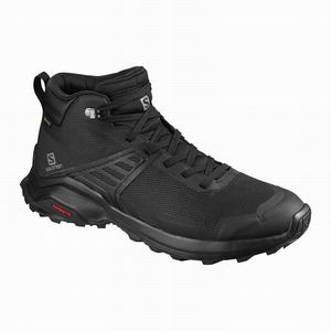 Zapatos De Senderismo Salomon X RAISE MID GORE-TEX Hombre Negras | XHW654371