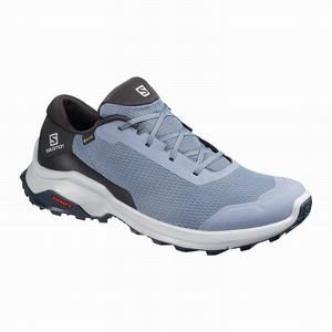 Zapatos De Senderismo Salomon X REVEAL GORE-TEX Hombre Azules Negras | JRO317608