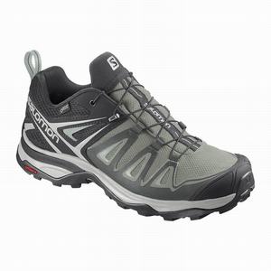 Zapatos De Senderismo Salomon X ULTRA 3 GORE-TEX Mujer Turquesa Claro Gris | IDN341278