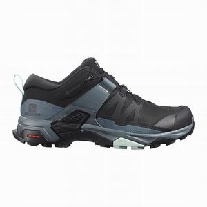 Zapatos De Senderismo Salomon X ULTRA 4 GORE-TEX Mujer Negras Azules | RKF601492